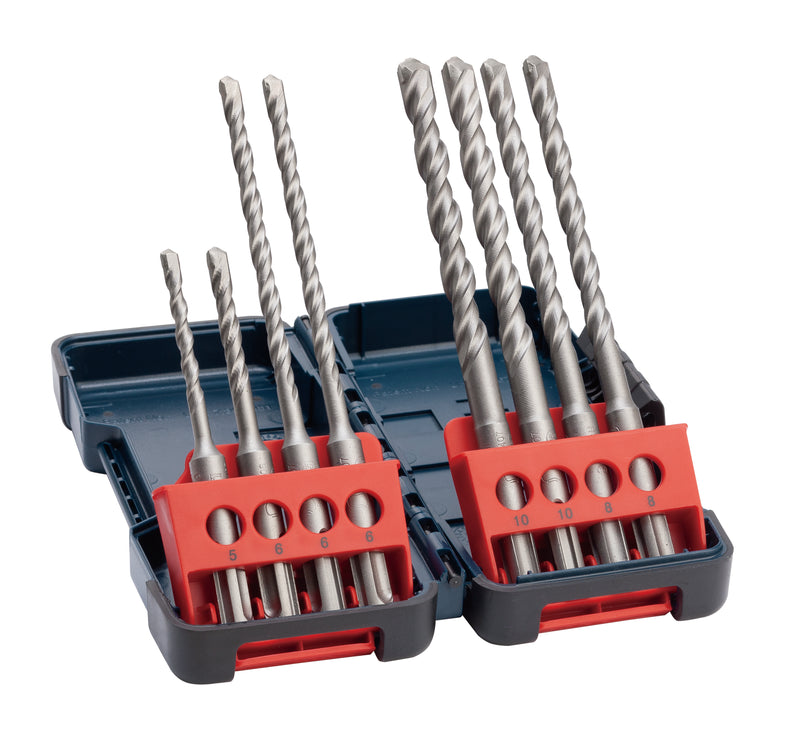 Bosch Set Of Twist Drills ToughBox SDS+ B8