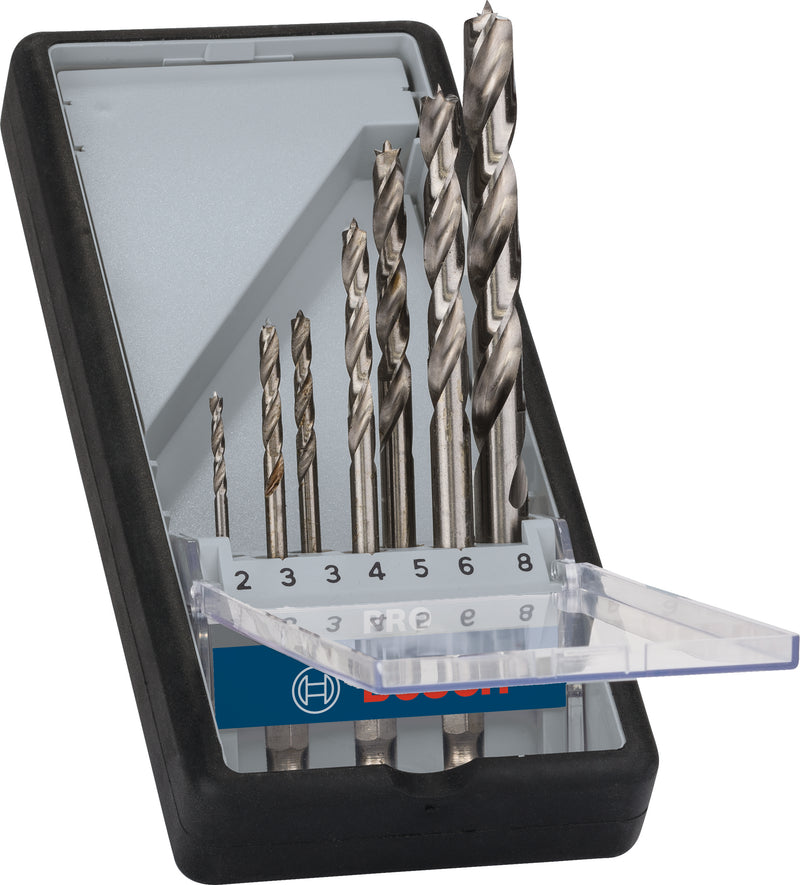 Bosch RL Brad Point 7pcs HexShank