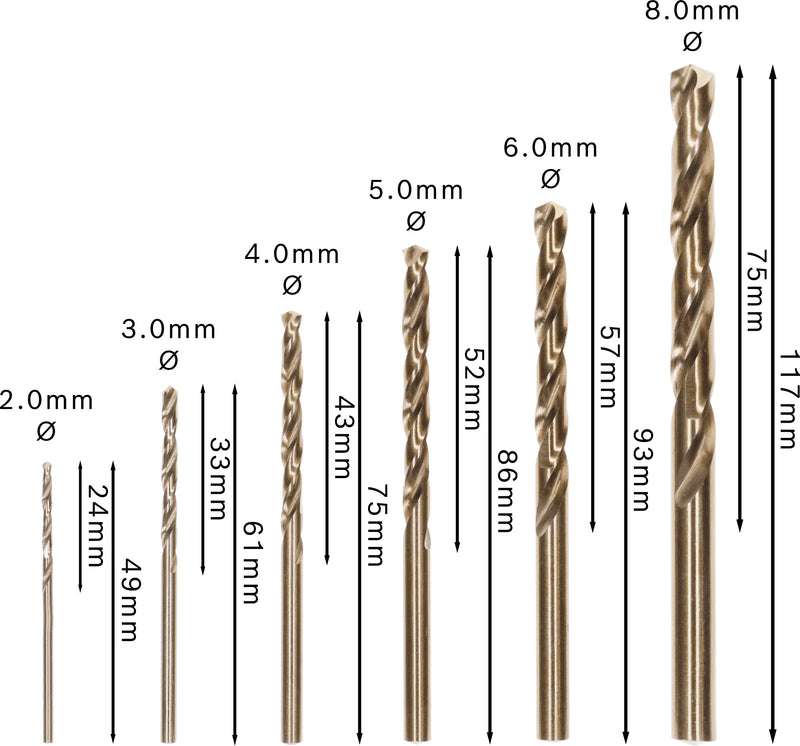 Bosch RL HSS-Co 6 peças