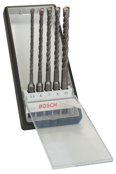 Bosch SDS-Plus-5, 5pcs RL, 5.5,6,7,8,10x165