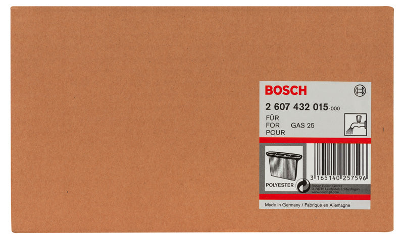 Bosch POLYESTER FILTER FOR WET USE