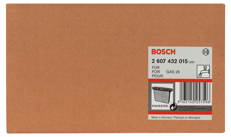 Bosch POLYESTER FILTER FOR WET USE