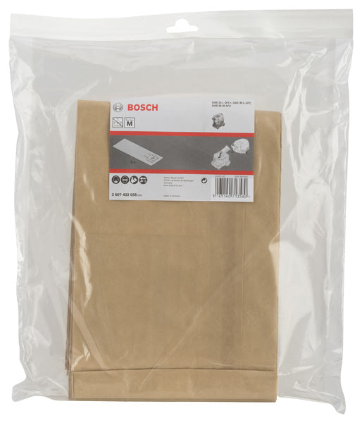 Bosch Paper filter bag GAS 35