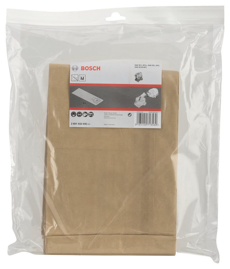 Bosch Paper filter bag GAS 35