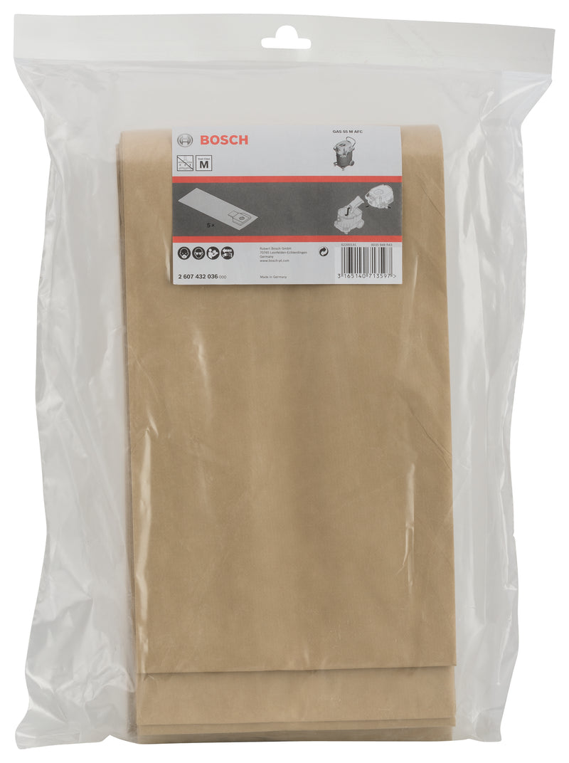 Bosch Paper filter bag GAS 55