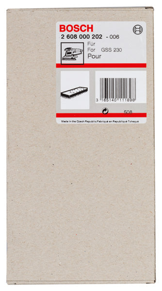 Placa lijadora Bosch 93x185mm, 1x