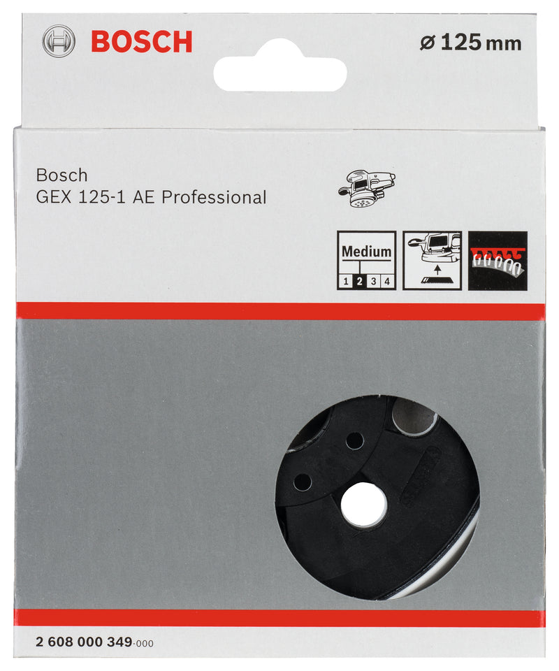 Bosch Backing Pad 125mm,MH,1x