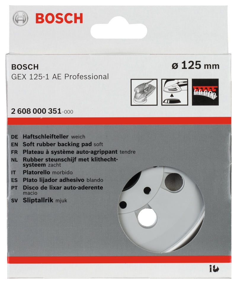 Bosch Backing Pad 125mm,ES,1x