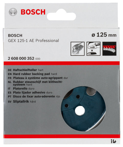 Bosch Backing Pad 125mm,H,1x