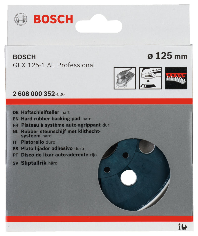 Bosch Backing Pad 125mm,H,1x