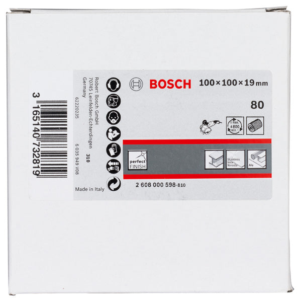 Bosch Flap Disc 100x19mm,G80,1x