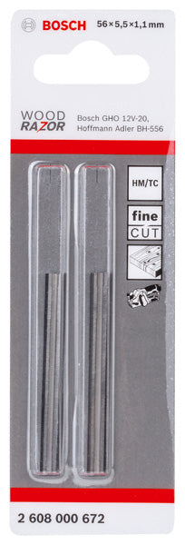 Bosch Planer blades 56mm (2 Pack)