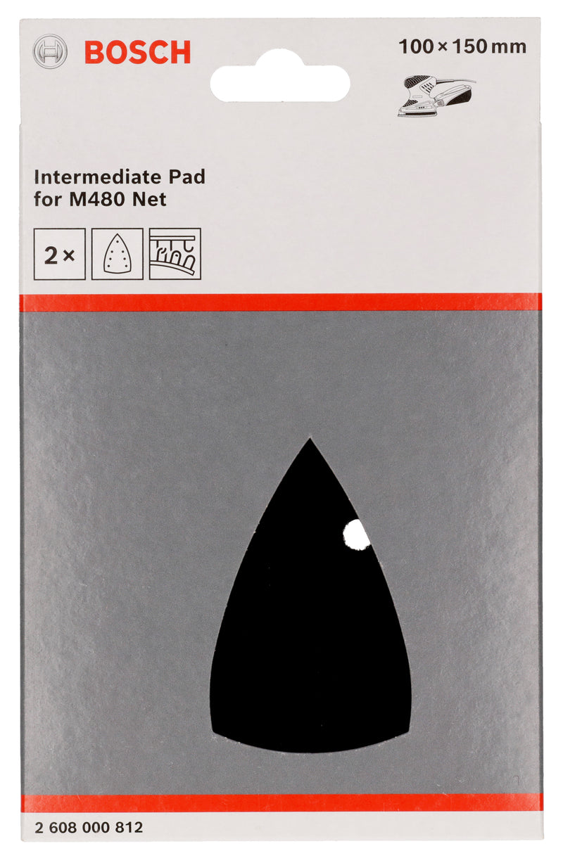 Protetor de placa de apoio Bosch, 100x150 mm, 2x