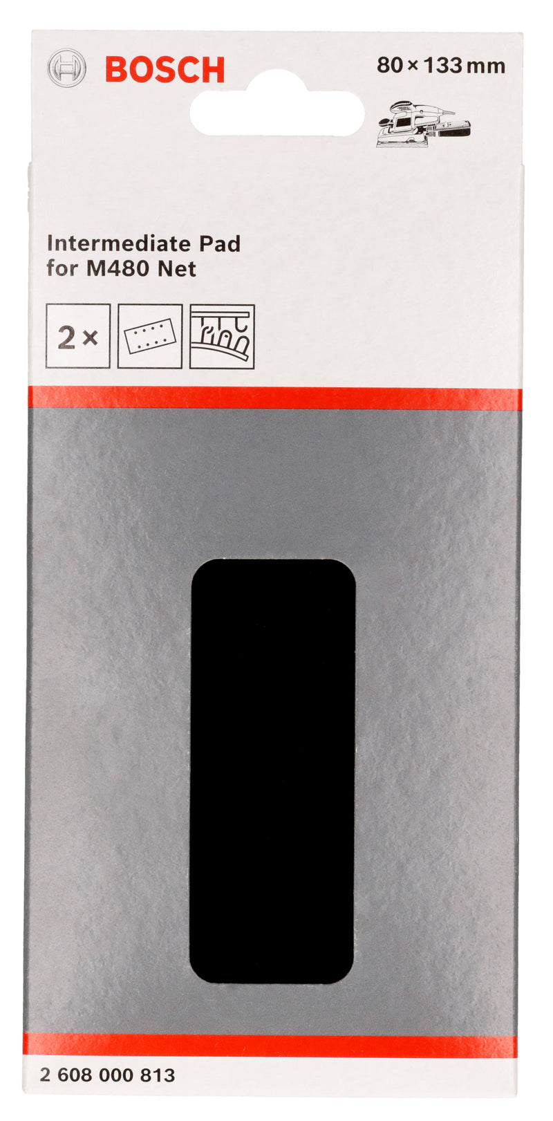 Protetor de placa de apoio Bosch, 80x133 mm, 2x