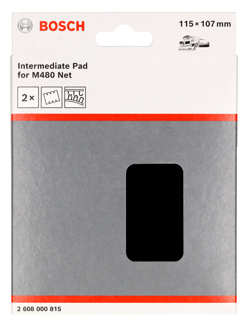 Protetor de placa de apoio Bosch, 115x107 mm, 2x