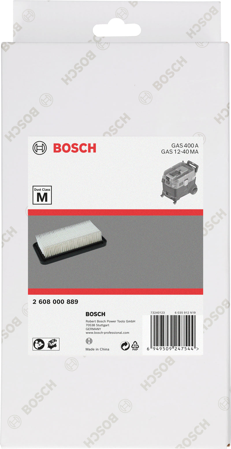 Bosch Flat-pleated Filter