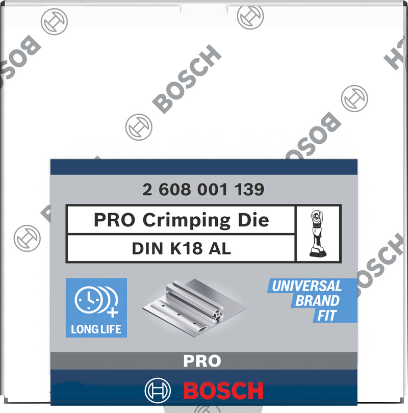 Bosch PRO Crimping Die, DIN K18 AL, 70 mm², Al