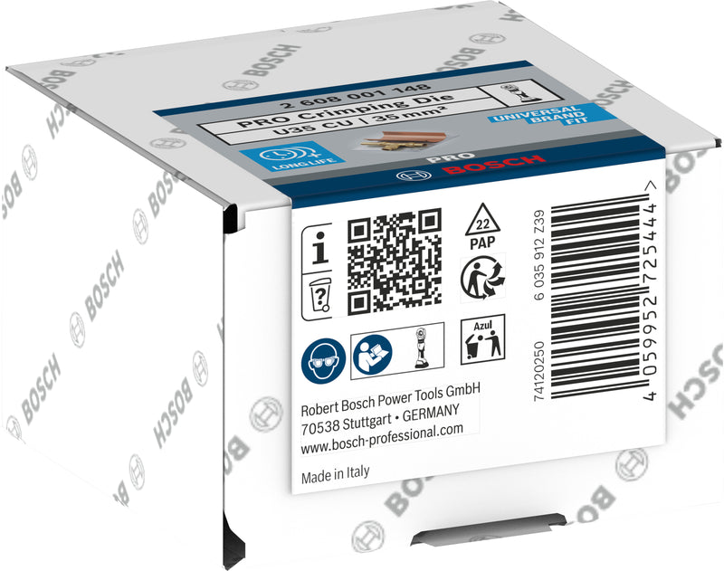 Bosch PRO crimping matrix, U35 CU, 35 mm², copper