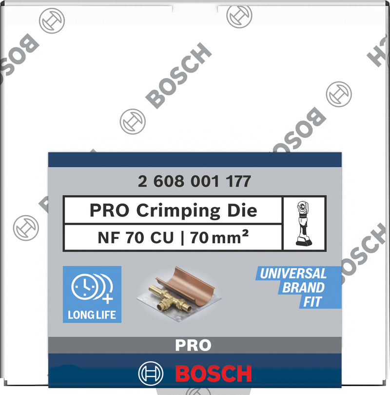 Bosch PRO crimping matrix, NF70 CU, 70 mm², copper