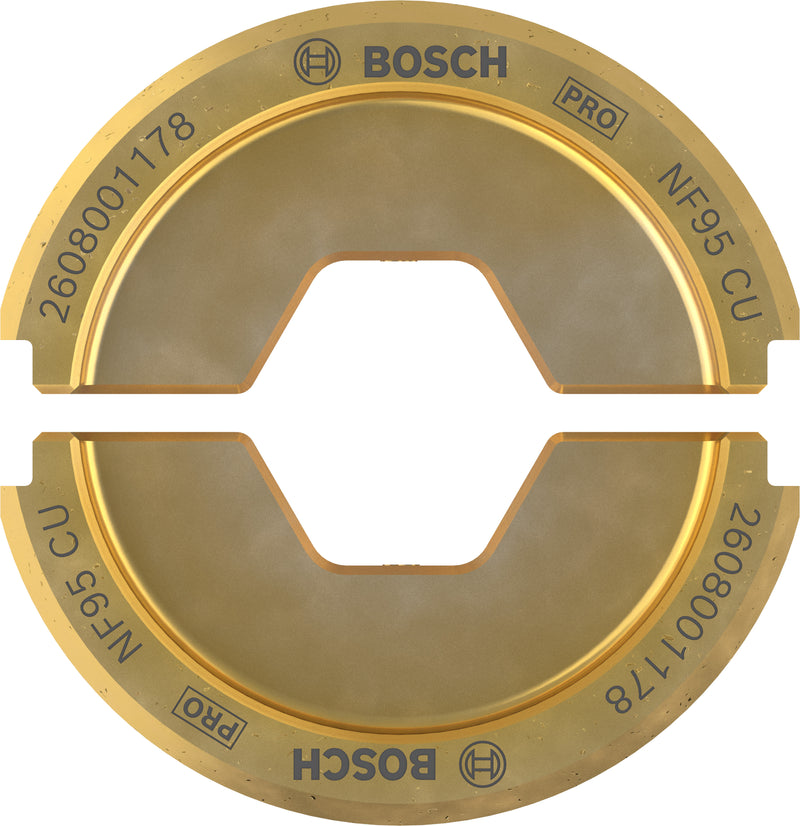 Matriz de cravação Bosch PRO, NF95 CU, 95 mm², cobre
