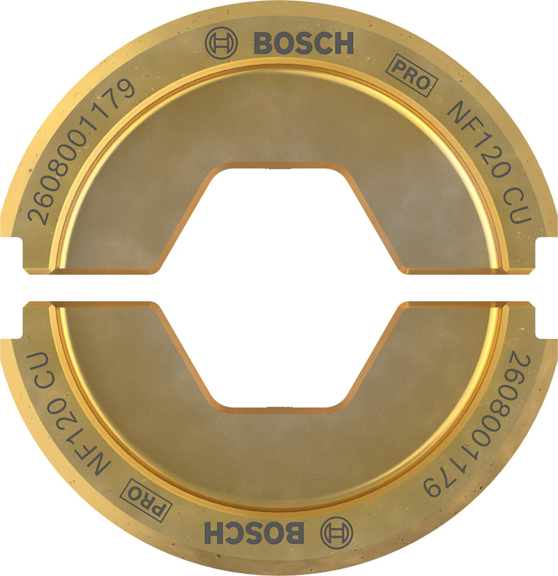 Matriz de cravação Bosch PRO, NF120 CU, 120 mm², cobre