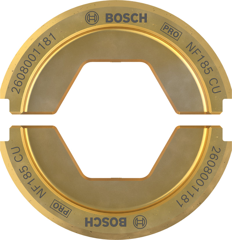 Matriz de cravação Bosch PRO, NF185 CU, 185 mm², cobre