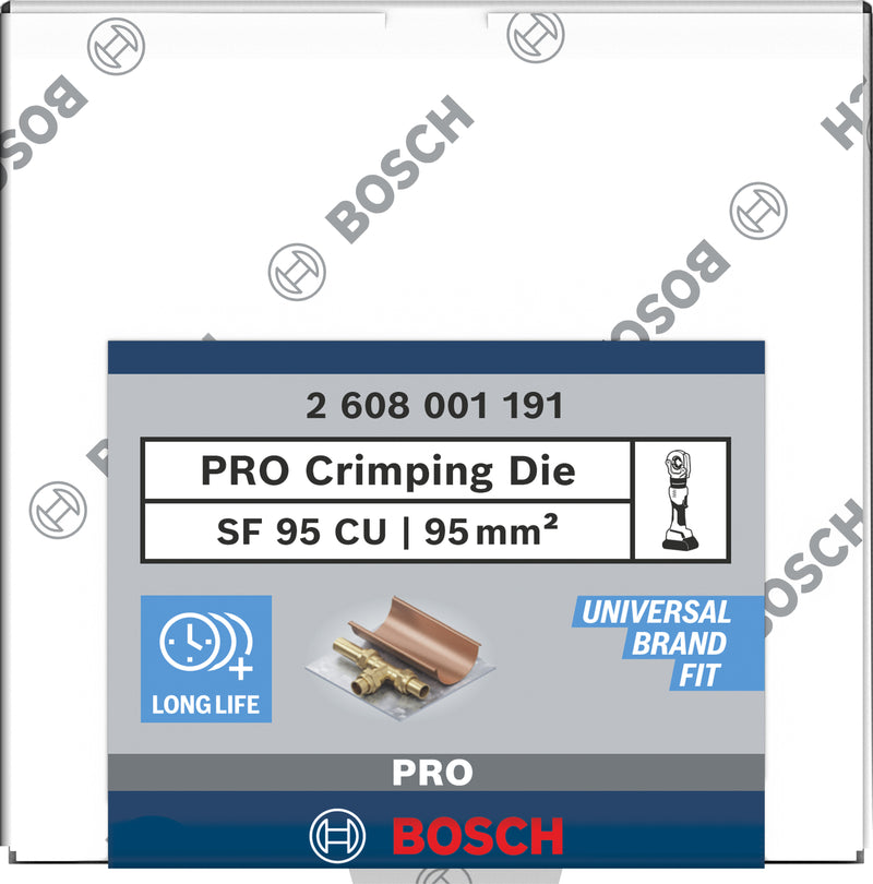 Bosch PRO crimping matrix, SF95 CU, 95 mm², copper