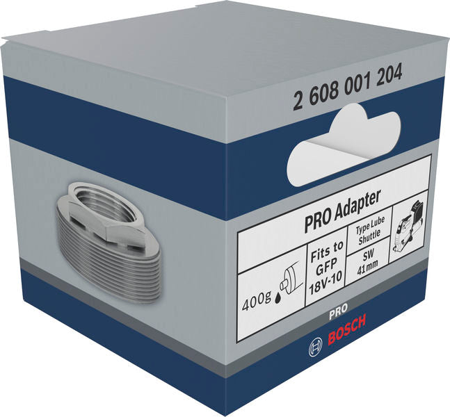 Adaptador Bosch Accessories (Adaptador PRO, para pistola de lubrificação, 400 g, cartucho de enroscar)