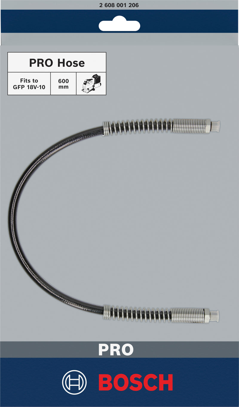 Mangueiras, tubos Bosch Accessories (PRO Hose, para pistola de lubrificação, 600 mm)