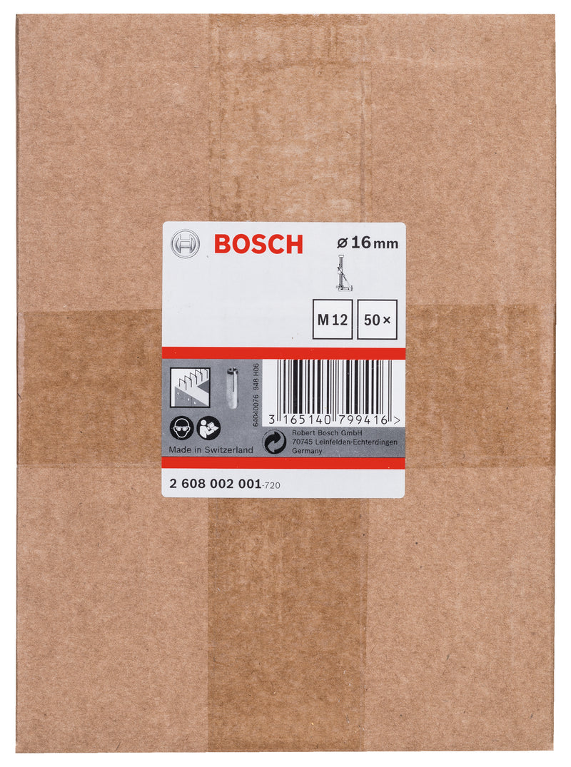 Bosch Bush 16 mm 50 units.