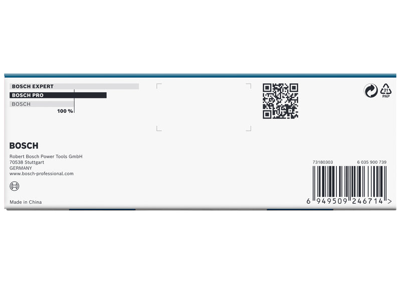 Conjunto de 9 chaves de caixa de impacto Bosch PRO de 1/4" de profundidade