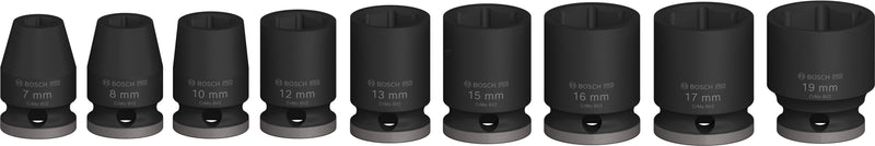 Bosch PRO Impact Sockets 3/8" Standard 9-PC Se