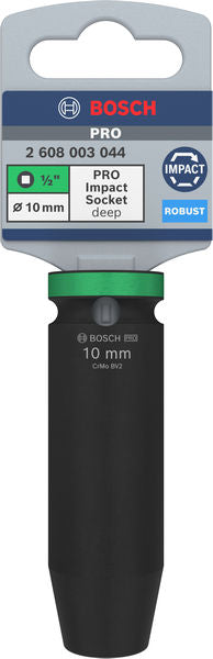 Bosch PRO Impact Socket 1/2" 10 MM Deep