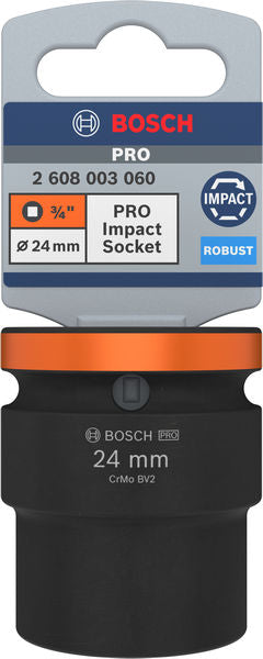 Bosch PRO Impact Socket 3/4" 24 MM Standard
