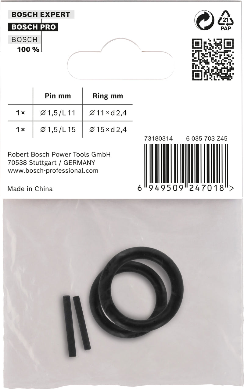 Bosch Retaining Ring & Pin for PRO 1/4" Impact