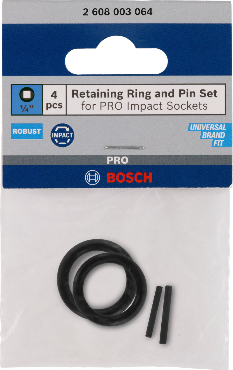 Bosch Retaining Ring & Pin for PRO 1/4" Impact