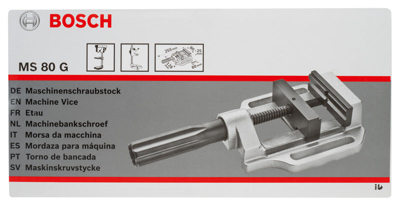 Tornillo de banco para máquina Bosch MS 80G