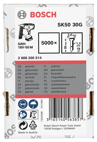 Bosch 5000,Stauchkopfn.,1,2/30mm,verzkt.