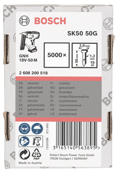 Bosch 5000,Stauchkopfn.,1,2/50mm,verzkt.