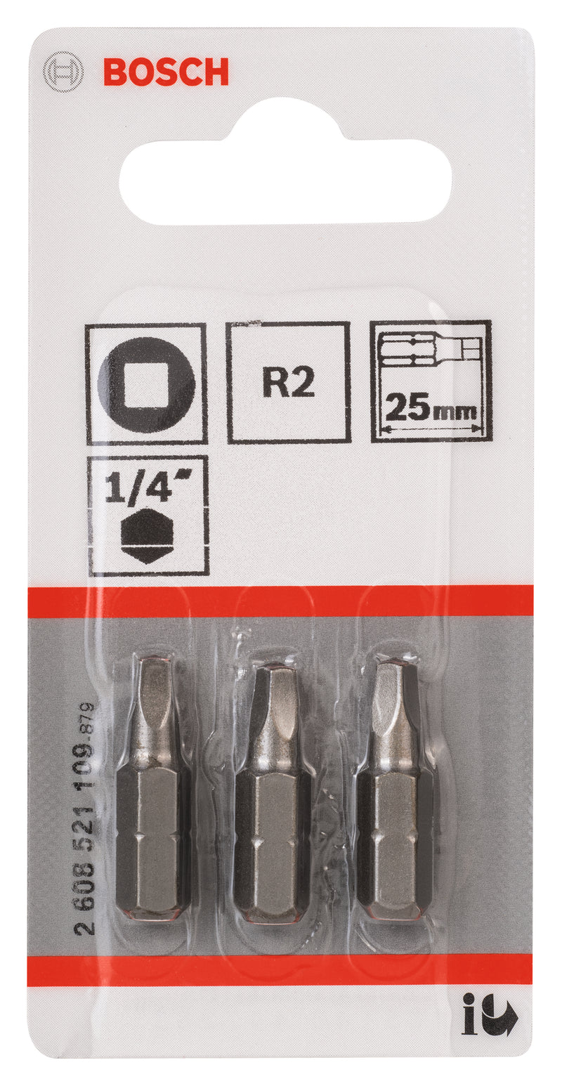 Ponta para chave de fendas Bosch Extra-Hard R2, 25 mm