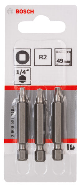 Bosch Screwdriver bit Extra-Hard R2, 49 mm