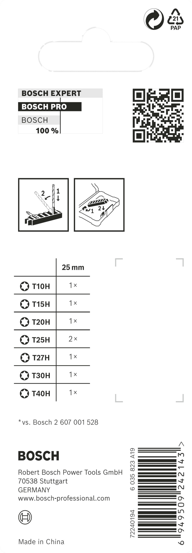Juego de puntas de destornillador Bosch PRO TH Impact Set