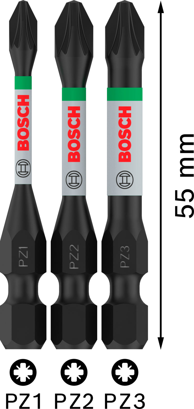 Bosch Screwdriver bit PRO PZ Impact Set