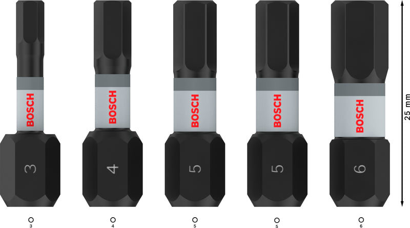 Conjunto de brocas para chaves de fendas Bosch PRO H Impact
