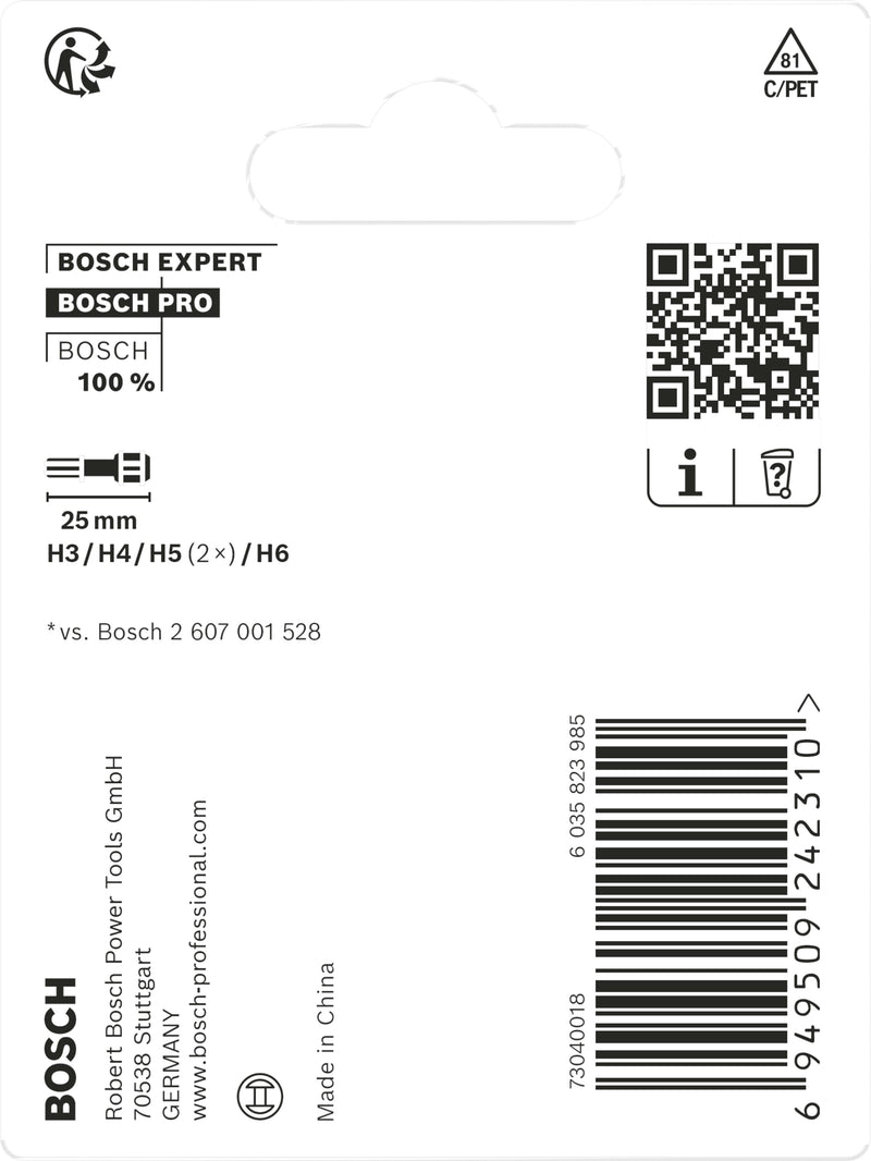 Conjunto de brocas para chaves de fendas Bosch PRO H Impact