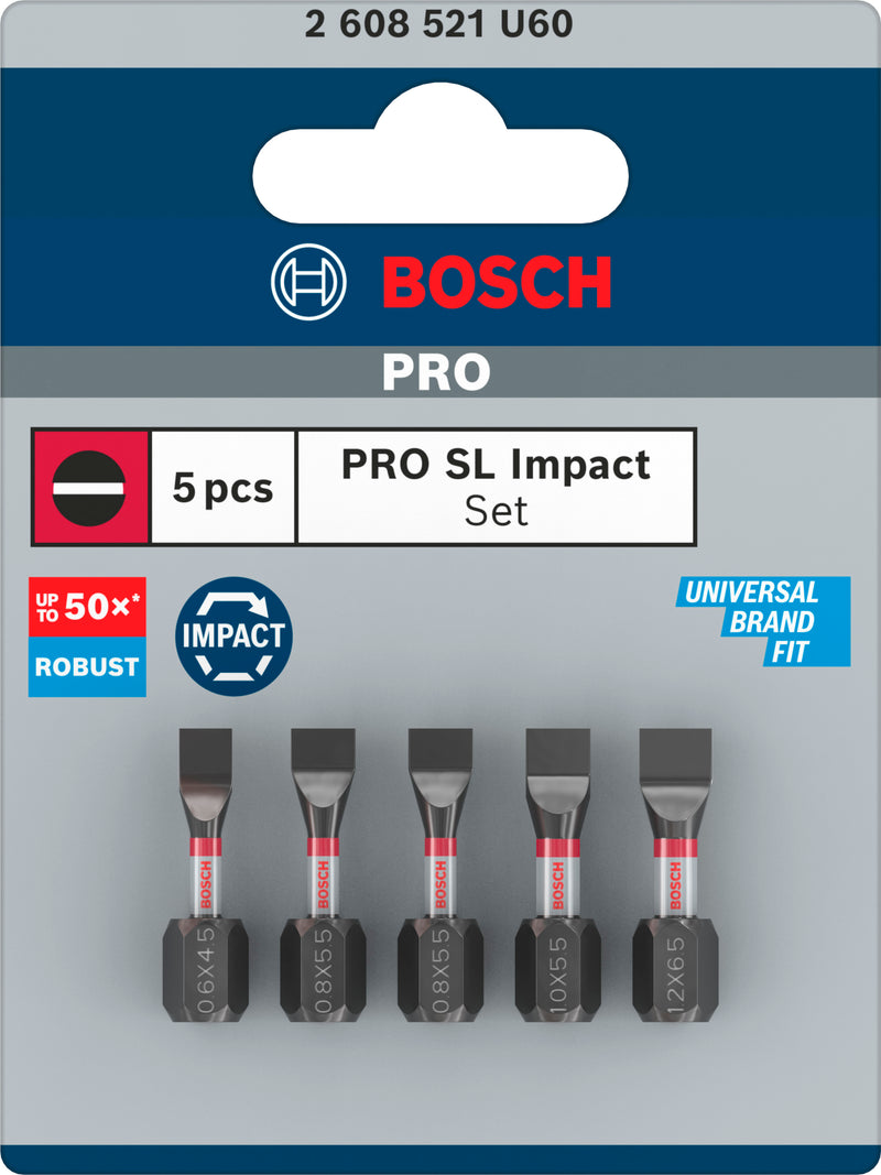 Juego de puntas de destornillador Bosch PRO SL Impact