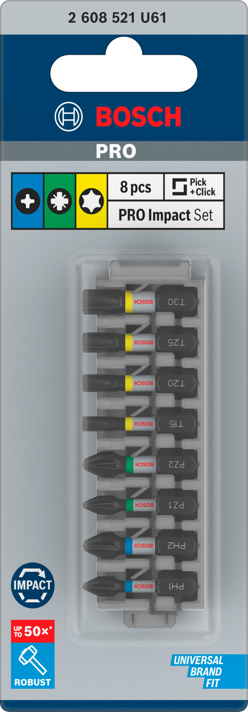 Juego de puntas de destornillador Bosch PRO Impact Set