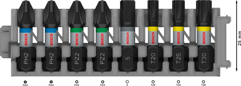 Juego de puntas de destornillador Bosch PRO Impact Set