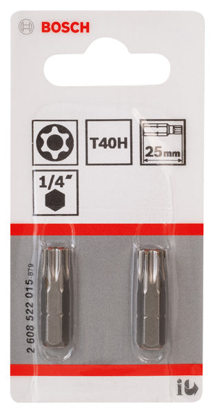 Bosch SCREWDRIVER BIT T40H XH 25mm