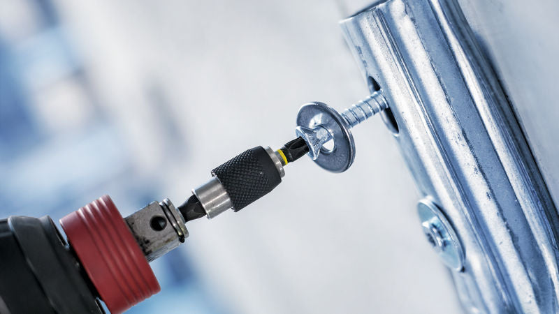 Portabrocas de impacto Bosch UniBitholder + portabrocas QC + imán